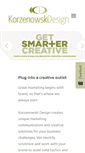 Mobile Screenshot of korzenowskidesign.com